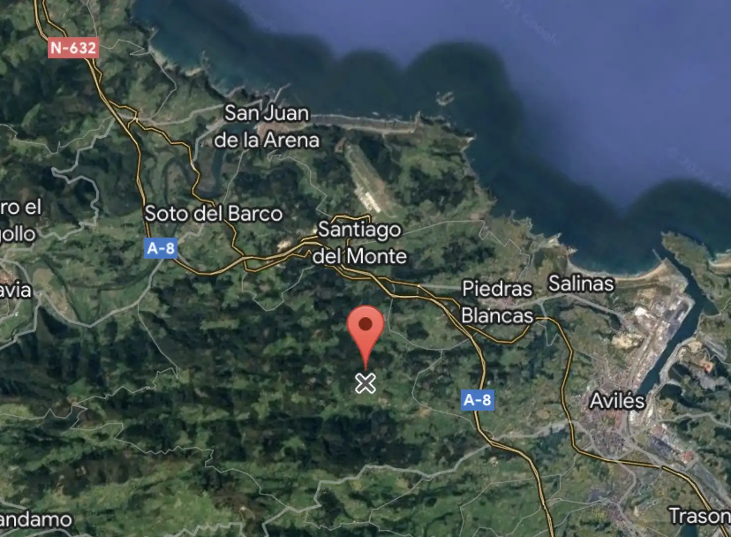 Terreno en venta en Castrillón
