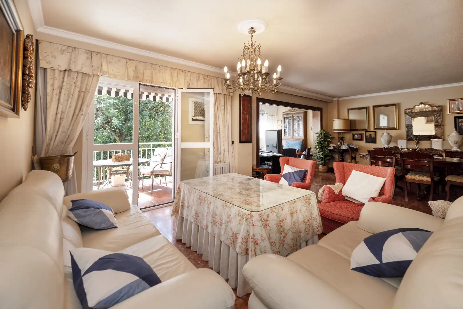 Living room of Flat for sale in Málaga  with Air Conditioner, Heating and Terrace