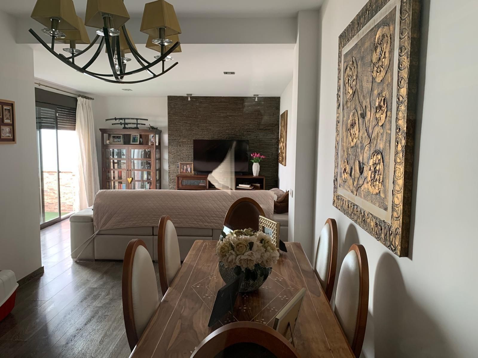 Dining room of Single-family semi-detached for sale in Dos Hermanas  with Air Conditioner, Terrace and Balcony