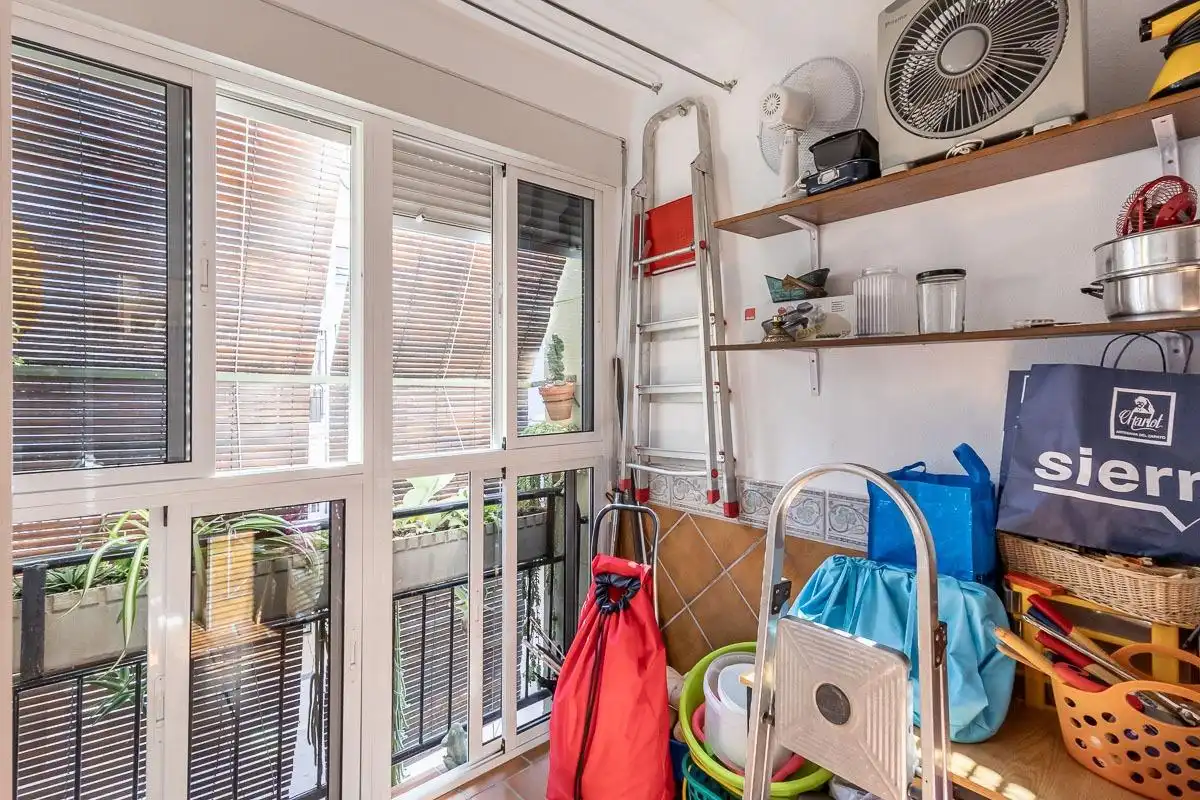 Balcony of Flat for sale in Granada