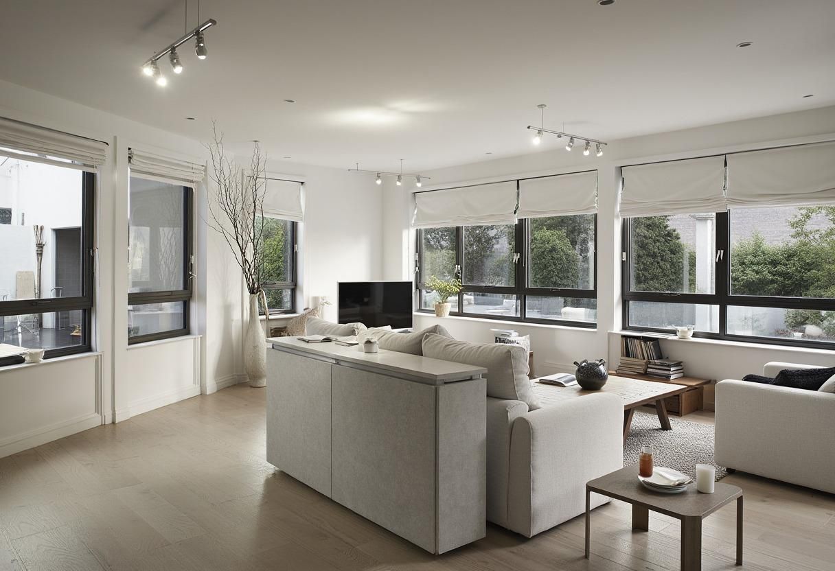 Sala d'estar de Pis en venda en  Barcelona Capital amb Parquet