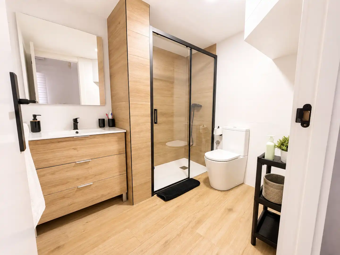 Badezimmer von Haus oder Chalet zur Miete in Águilas mit Klimaanlage, Heizung und Terrasse
