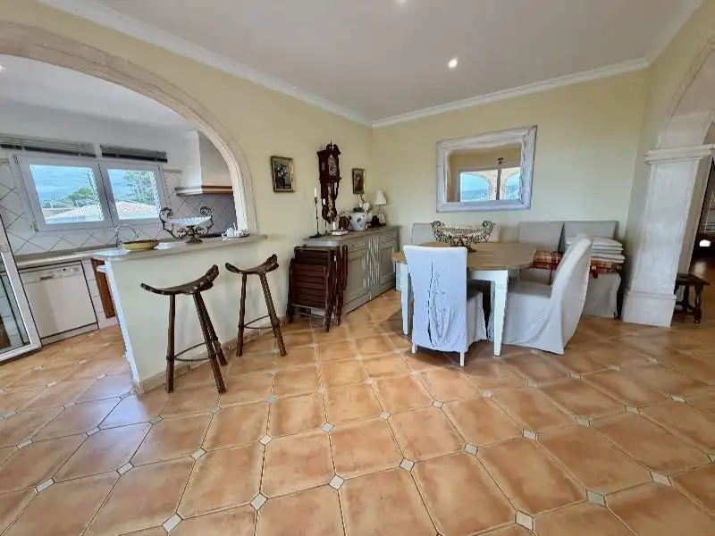 Comedor de Casa o chalet de alquiler en Jávea / Xàbia con Aire acondicionado, Calefacción y Jardín privado