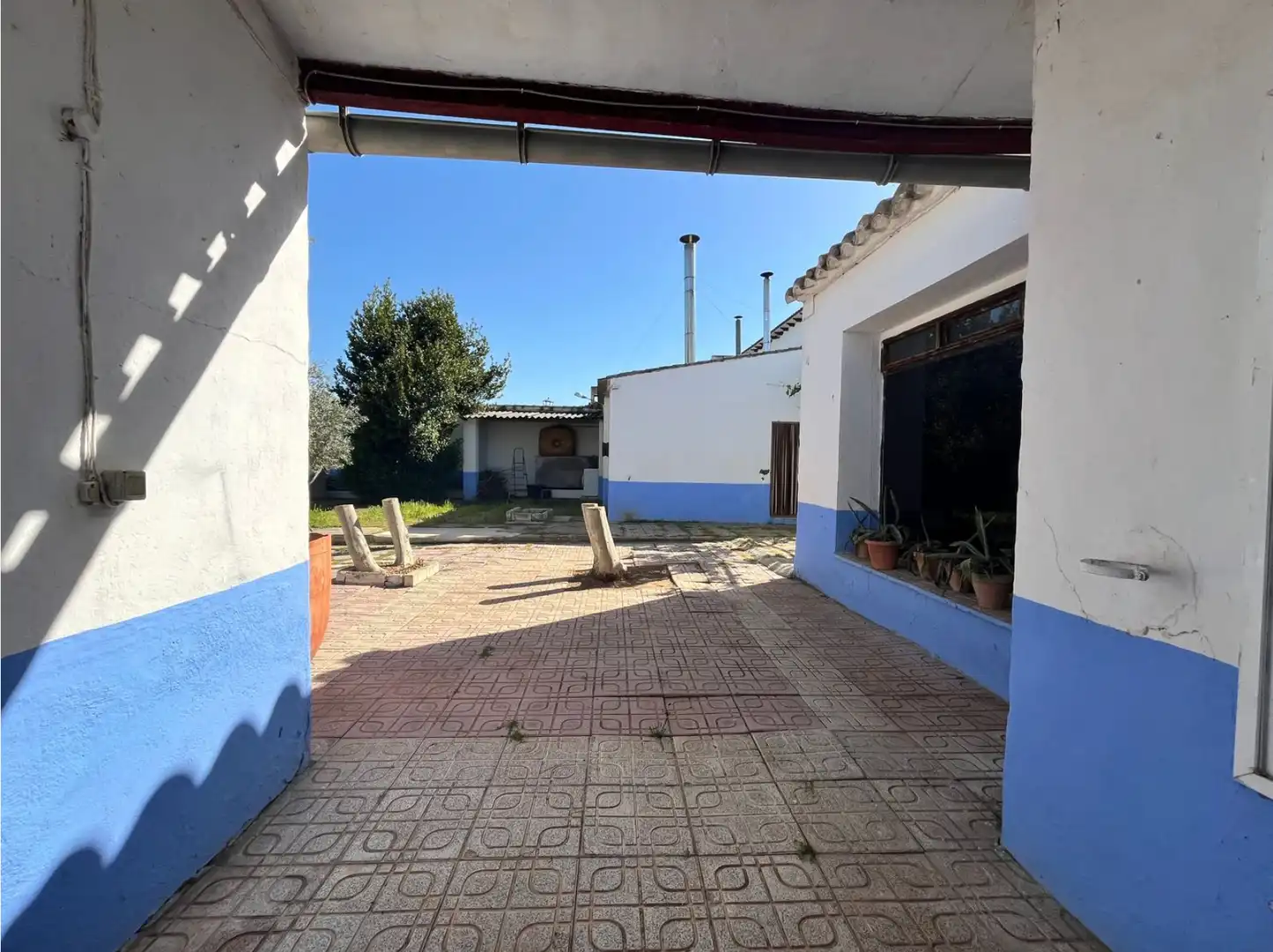 Exterior view of Houses for sale in Cañada de Calatrava  with Air Conditioner, Private garden and Storage room