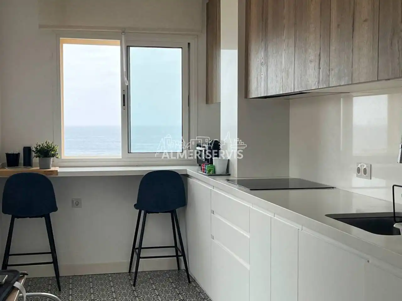 Kitchen of Attic for sale in Adra  with Air Conditioner, Parquet flooring and Terrace