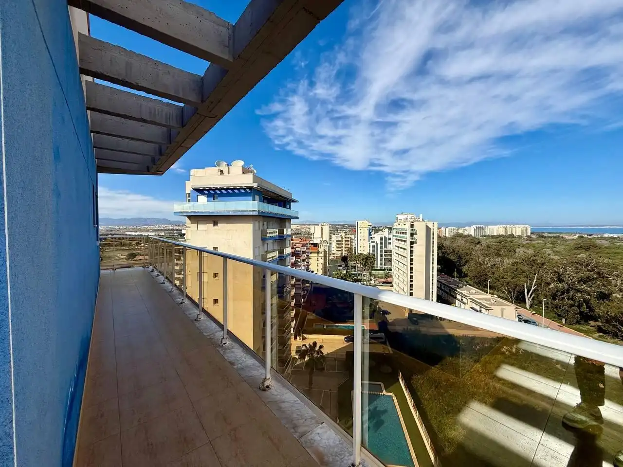 Terraza de Apartamento en venta en Guardamar del Segura con Aire acondicionado, Jardín privado y Terraza