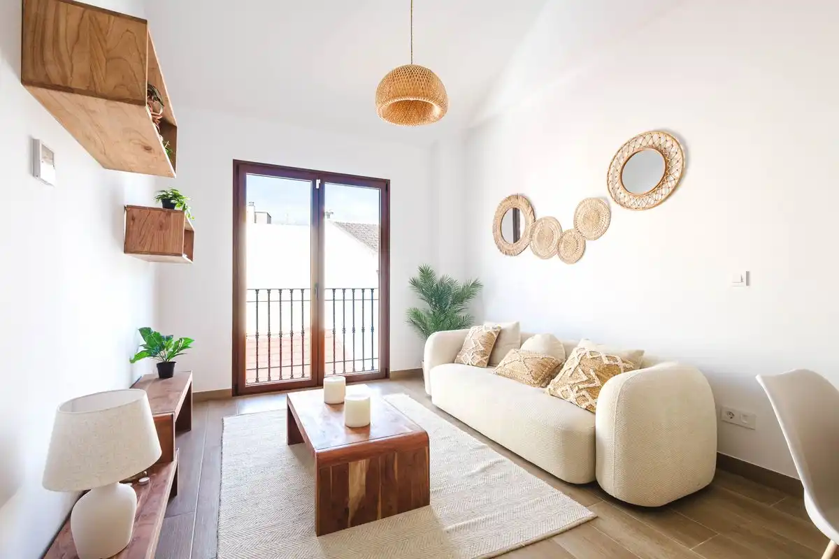 Wohnzimmer von Maisonette zum Verkauf in Málaga mit Klimaanlage, Heizung und Terrasse