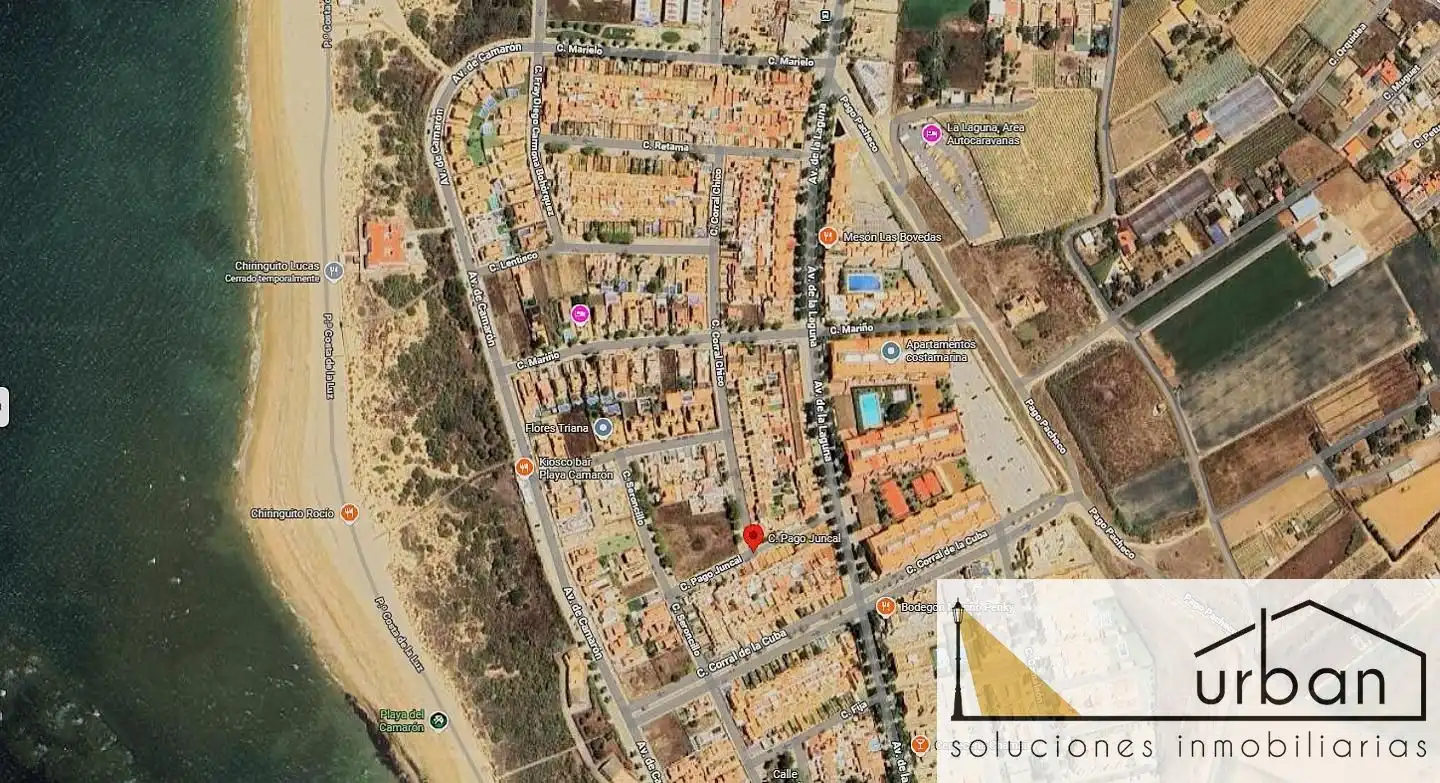 Vista exterior de Casa o chalet en venta en Chipiona con Aire acondicionado, Jardín privado y Terraza