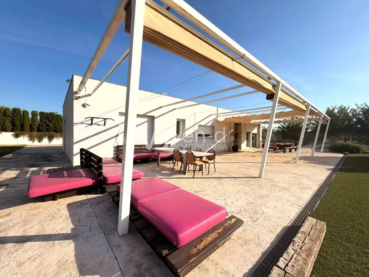 Terraza de Casa o chalet de alquiler en Enguera con Aire acondicionado, Calefacción y Jardín privado