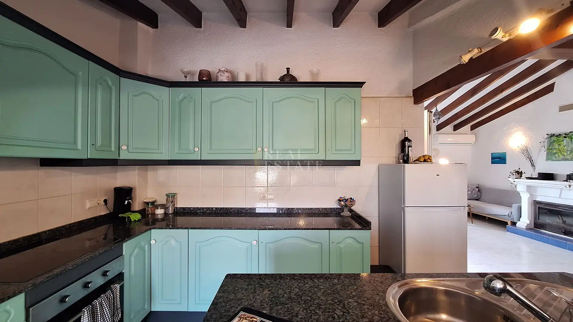 Kitchen of Detached homes for sale in Moraira  with Air Conditioner, Terrace and Storage room