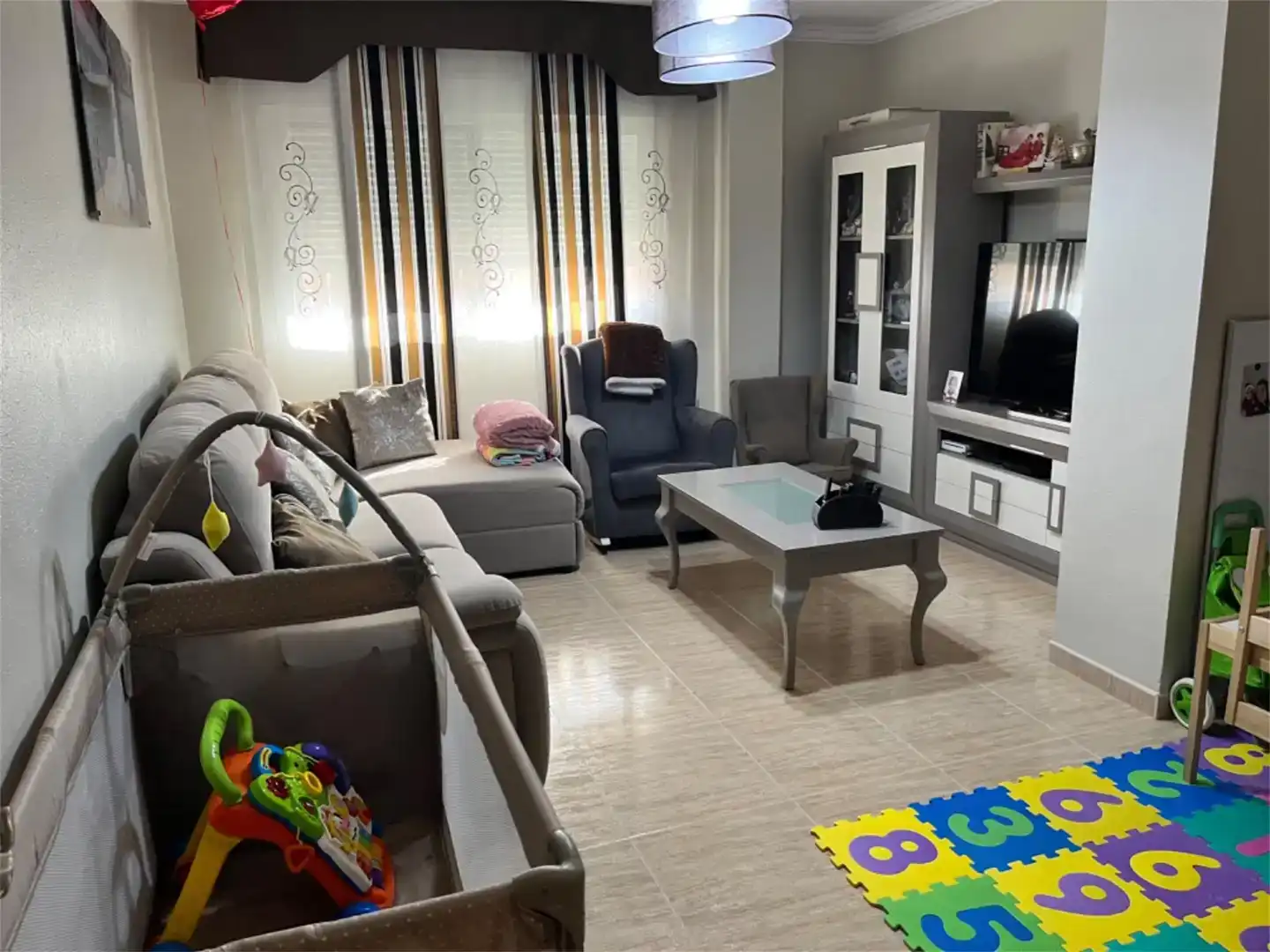 Living room of Ground floor for sale in El Ejido  with Air Conditioner and Furnished