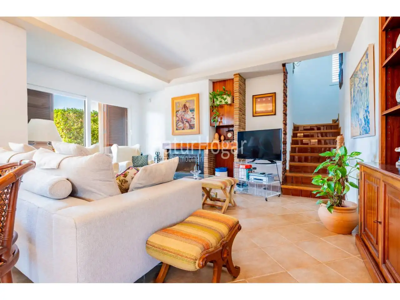 Sala de estar de Casa o chalet en venta en Paterna con Aire acondicionado, Calefacción y Jardín privado