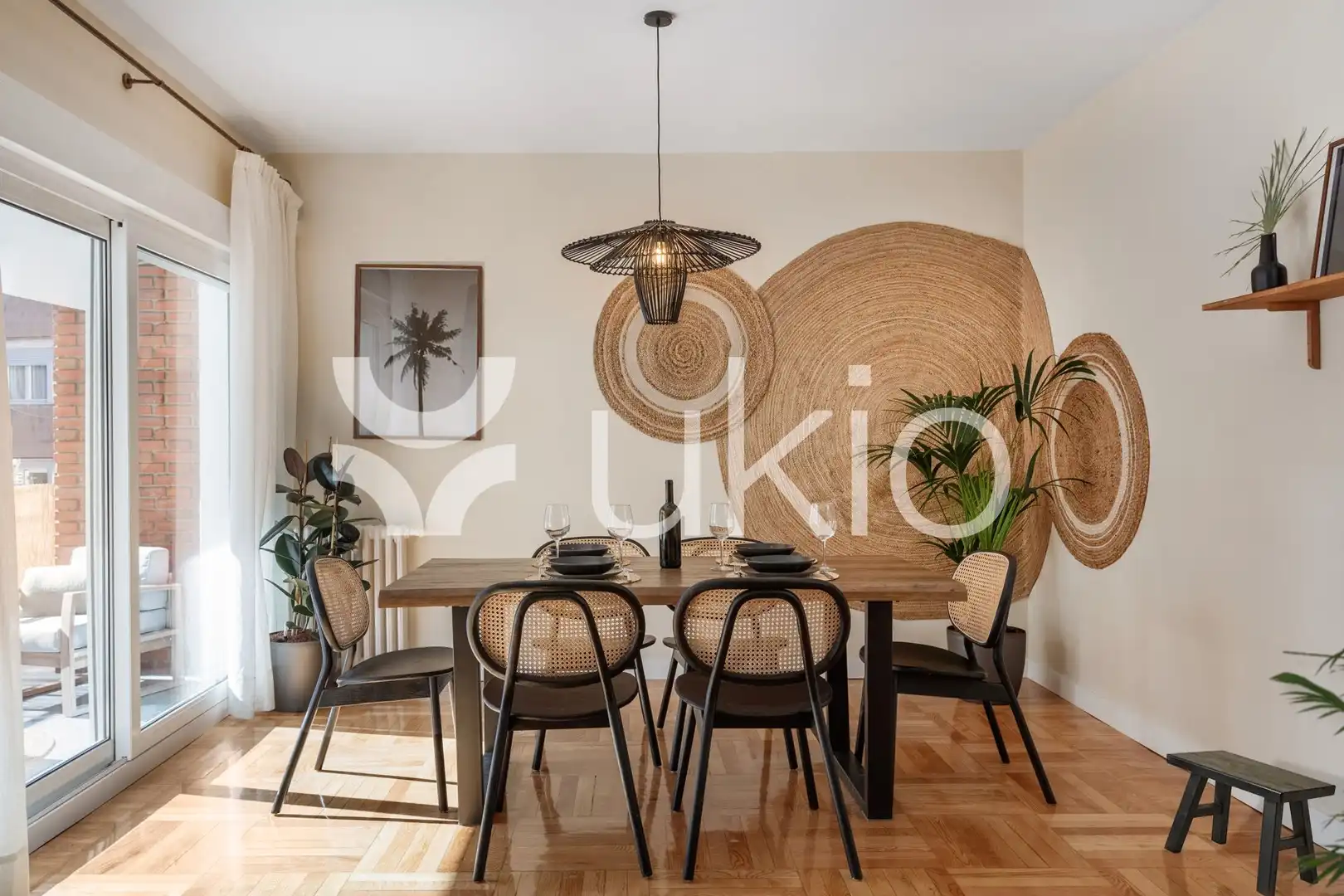 Dining room of Apartments for rent in Madrid  with Air Conditioner, Terrace and Furnished