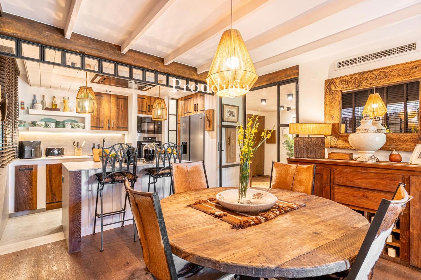 Dining room of Flat for sale in Sant Cugat del Vallès  with Air Conditioner, Heating and Terrace
