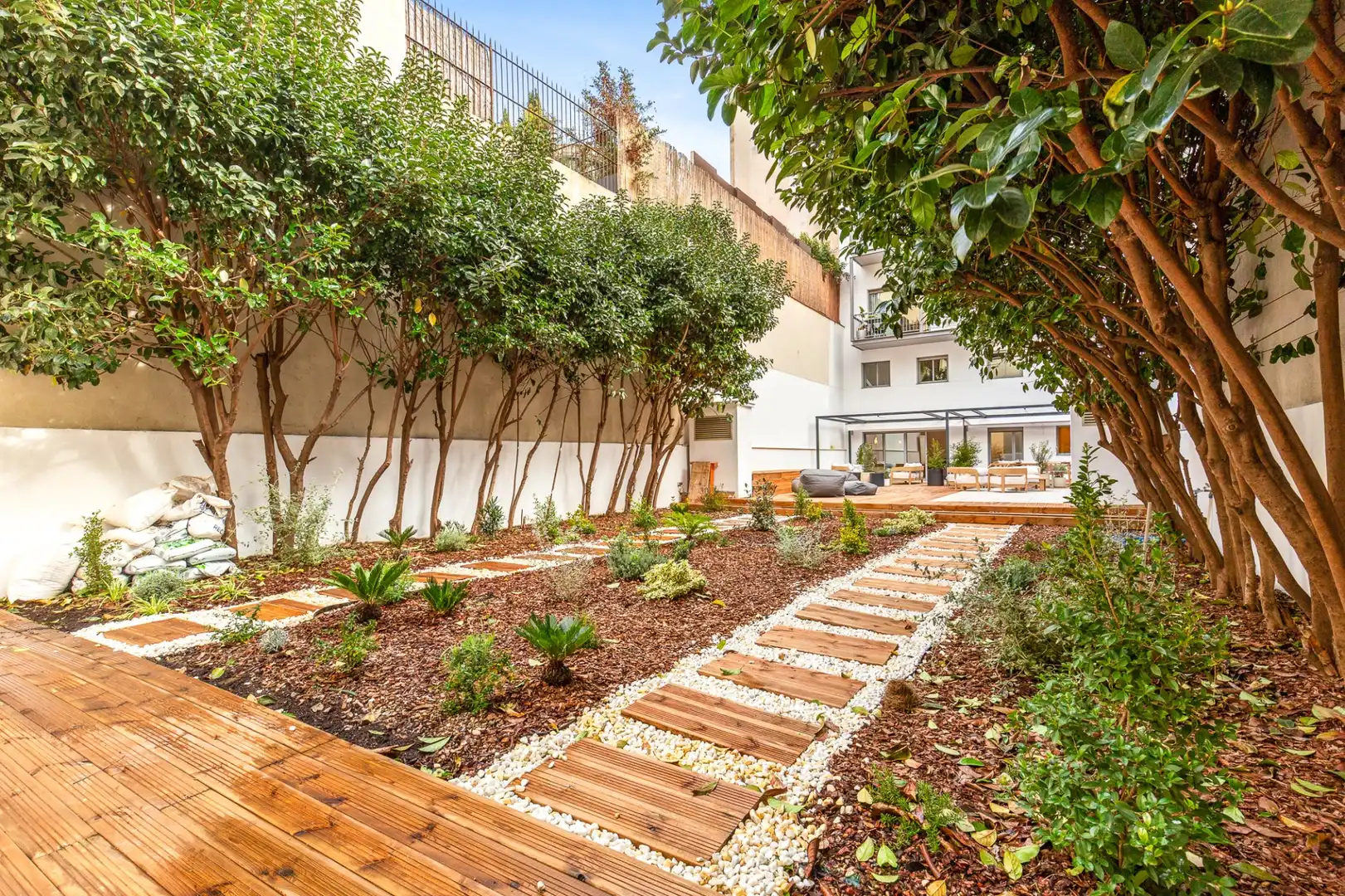 Terrasse von Erdgeschoss zum Verkauf in Barcelona mit Klimaanlage, Heizung und Terrasse