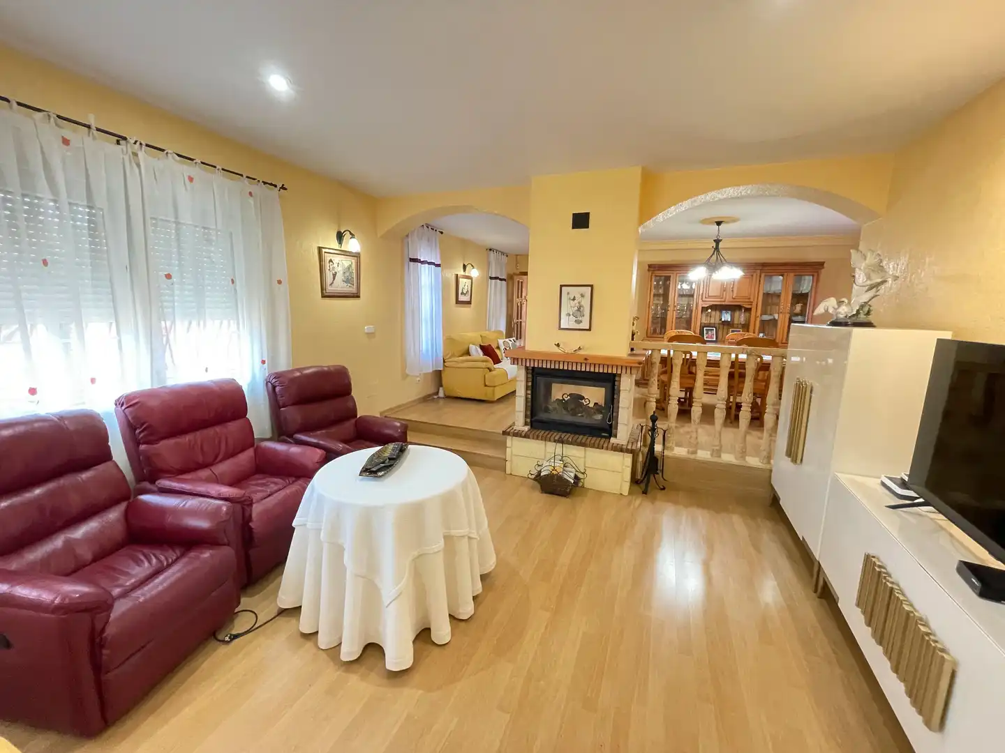 Living room of Houses for sale in Almería  with Air Conditioner, Heating and Private garden