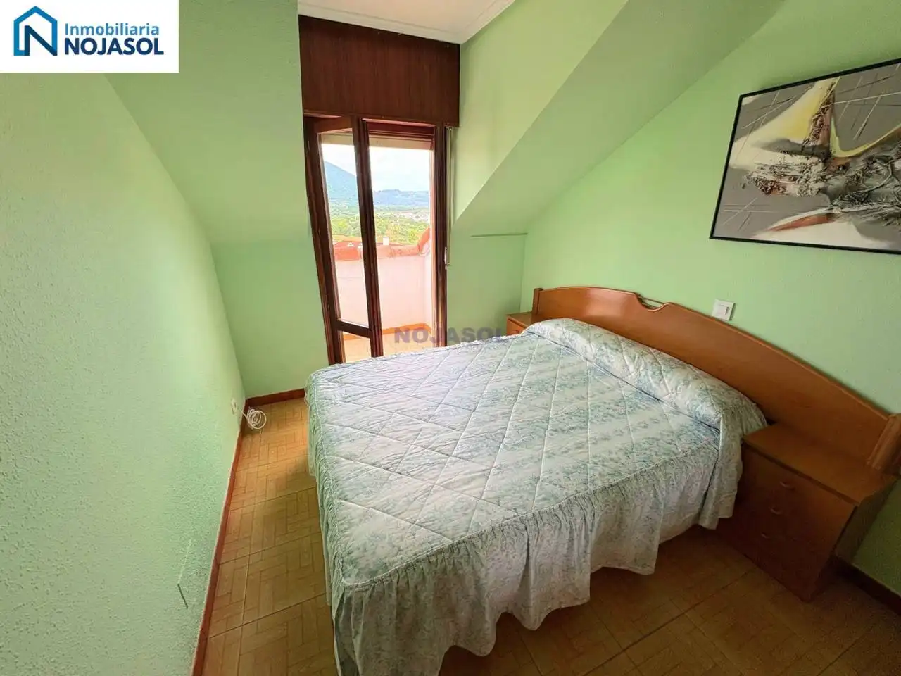 Bedroom of Flat for rent in Noja  with Heating, Terrace and Furnished