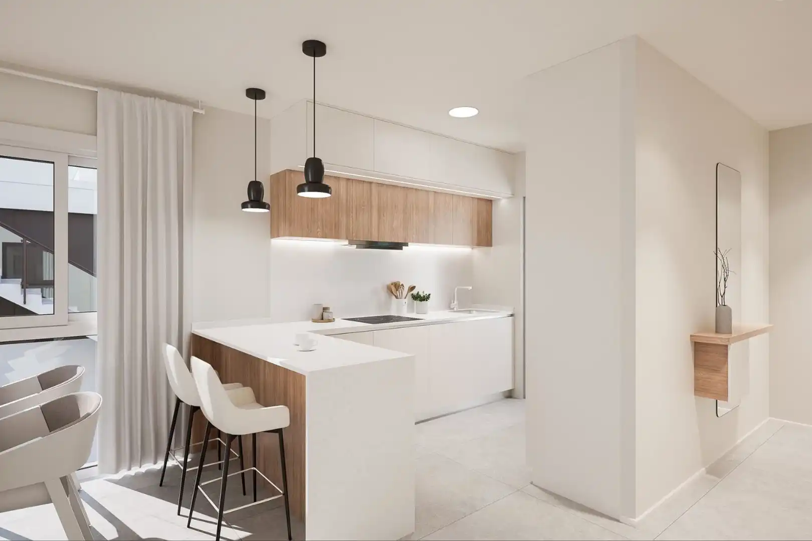 Cocina de Casa adosada en venta en Pilar de la Horadada