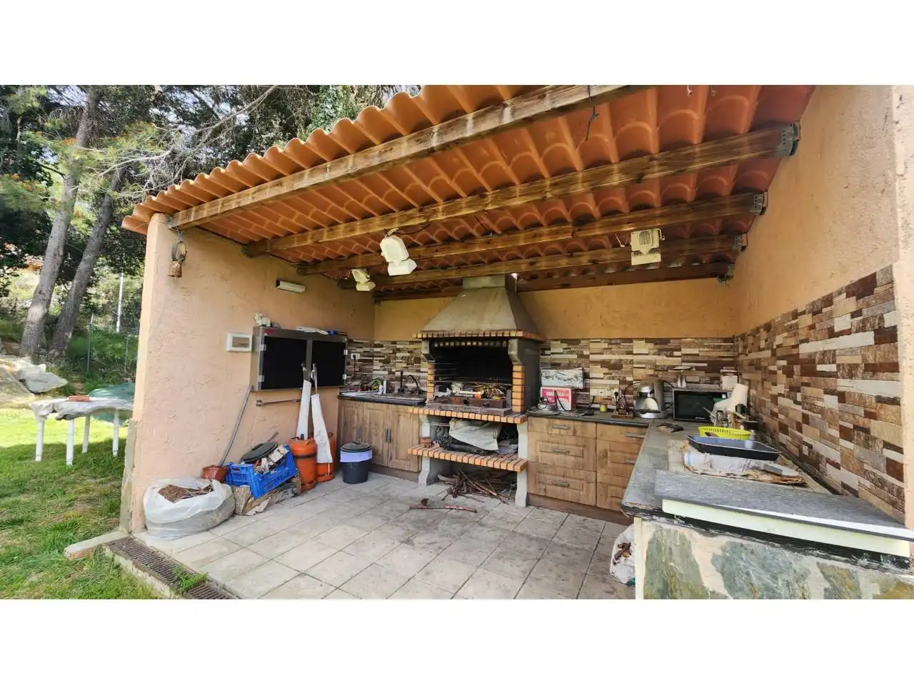 Kitchen of Houses for sale in Sabadell  with Air Conditioner, Heating and Private garden