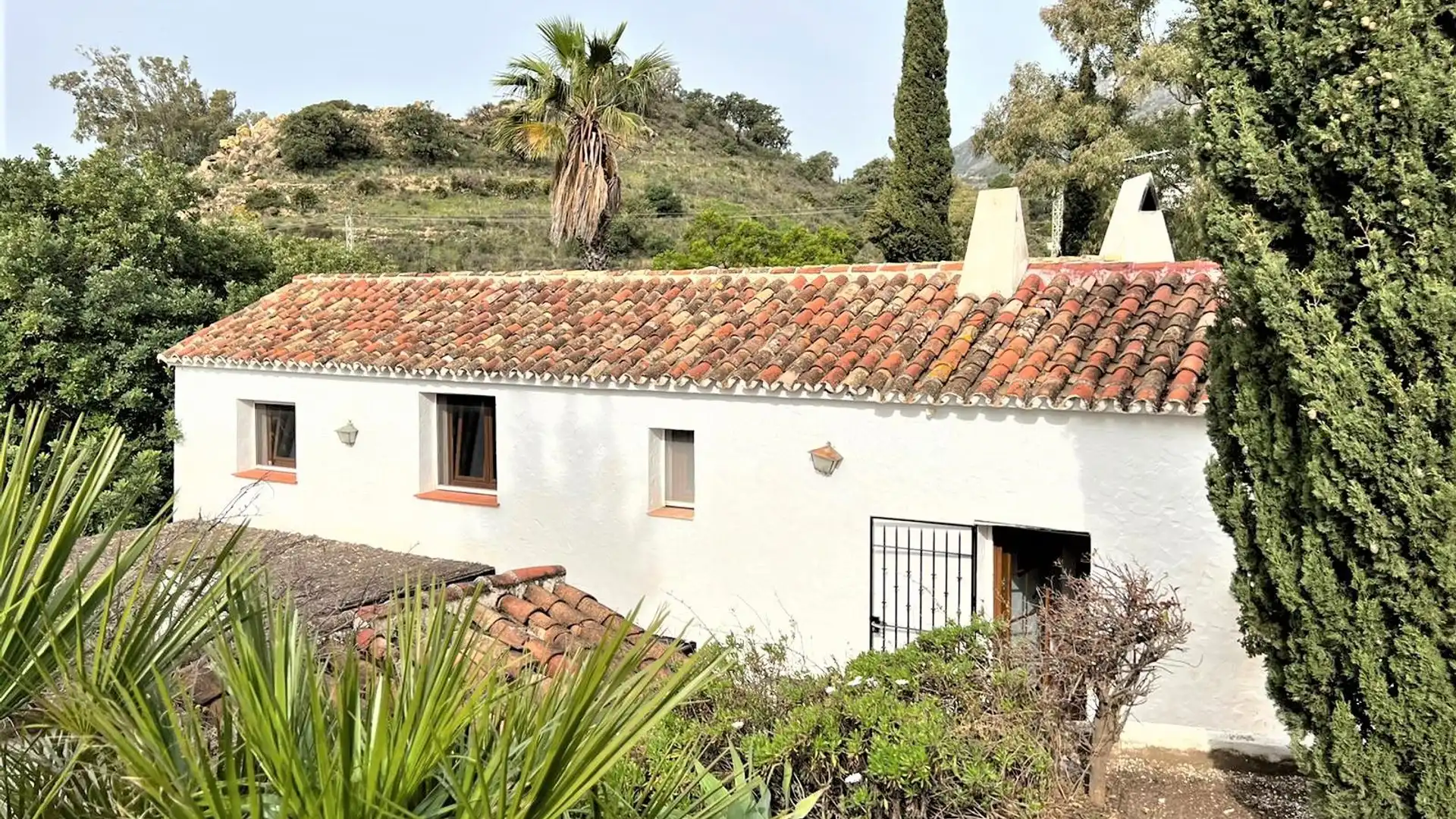Vista exterior de Finca rústica en venta en Mijas con Piscina