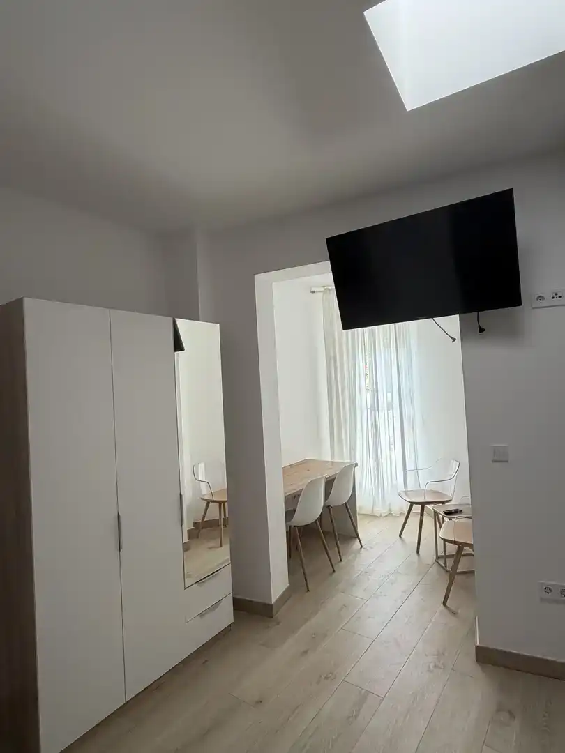 Menjador de Estudi per a compartir en Murcia amb Aire condicionat, Parquet i Piscina