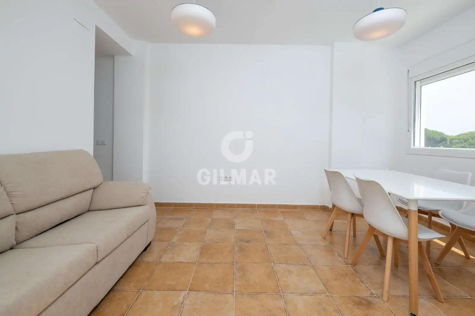 Sala de estar de Dúplex en venta en Barbate con Jardín privado, Piscina y Balcón