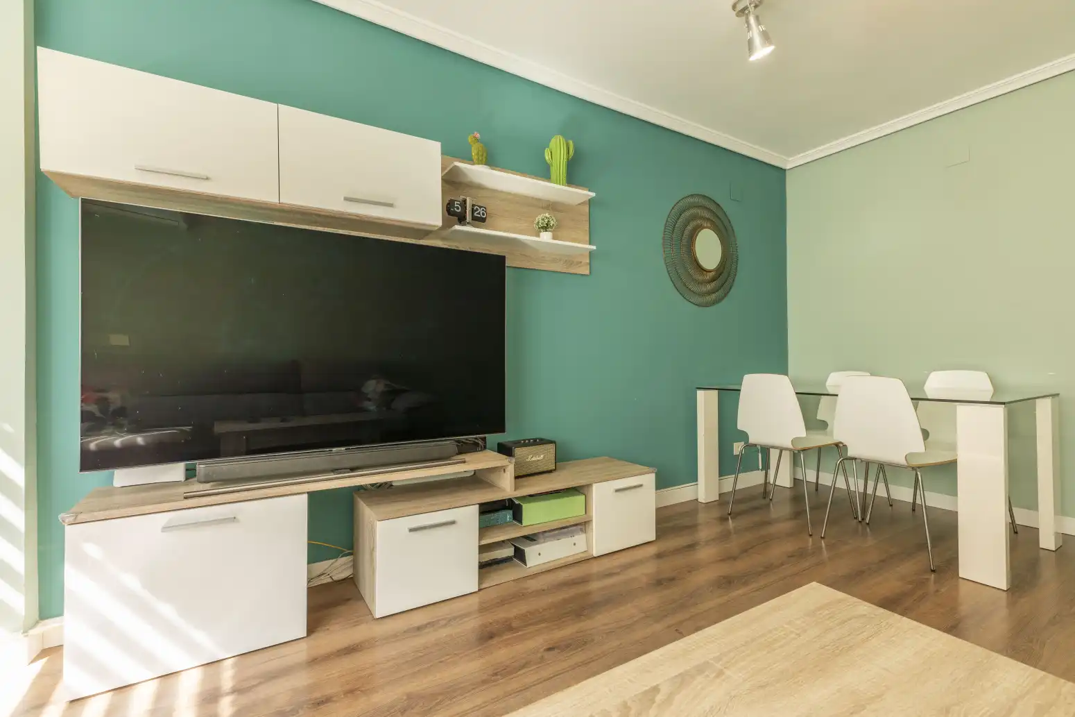Sala de estar de Piso en venta en Alboraya con Aire acondicionado, Calefacción y Parquet