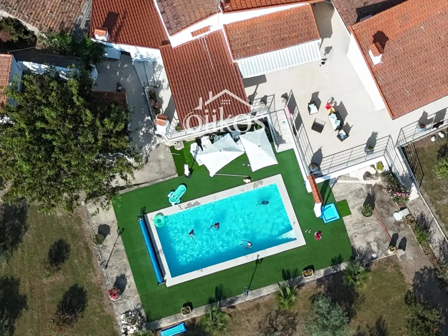 Swimming pool of Houses for sale in San Felices de los Gallegos  with Heating, Parquet flooring and Swimming Pool