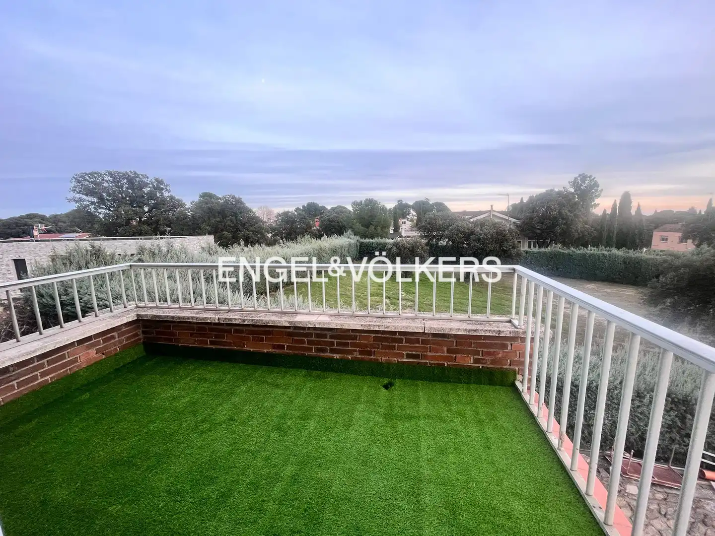 Terrace of Study for rent in Villanueva de la Cañada  with Air Conditioner, Heating and Private garden