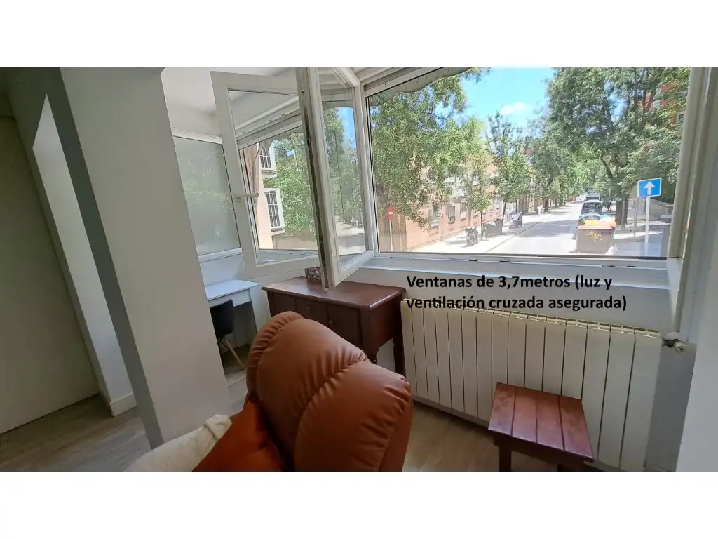 Vista exterior de Piso en venta en Madrid