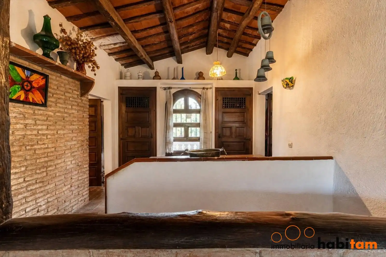 Cocina de Finca rústica en venta en Sils con Aire acondicionado, Calefacción y Jardín privado