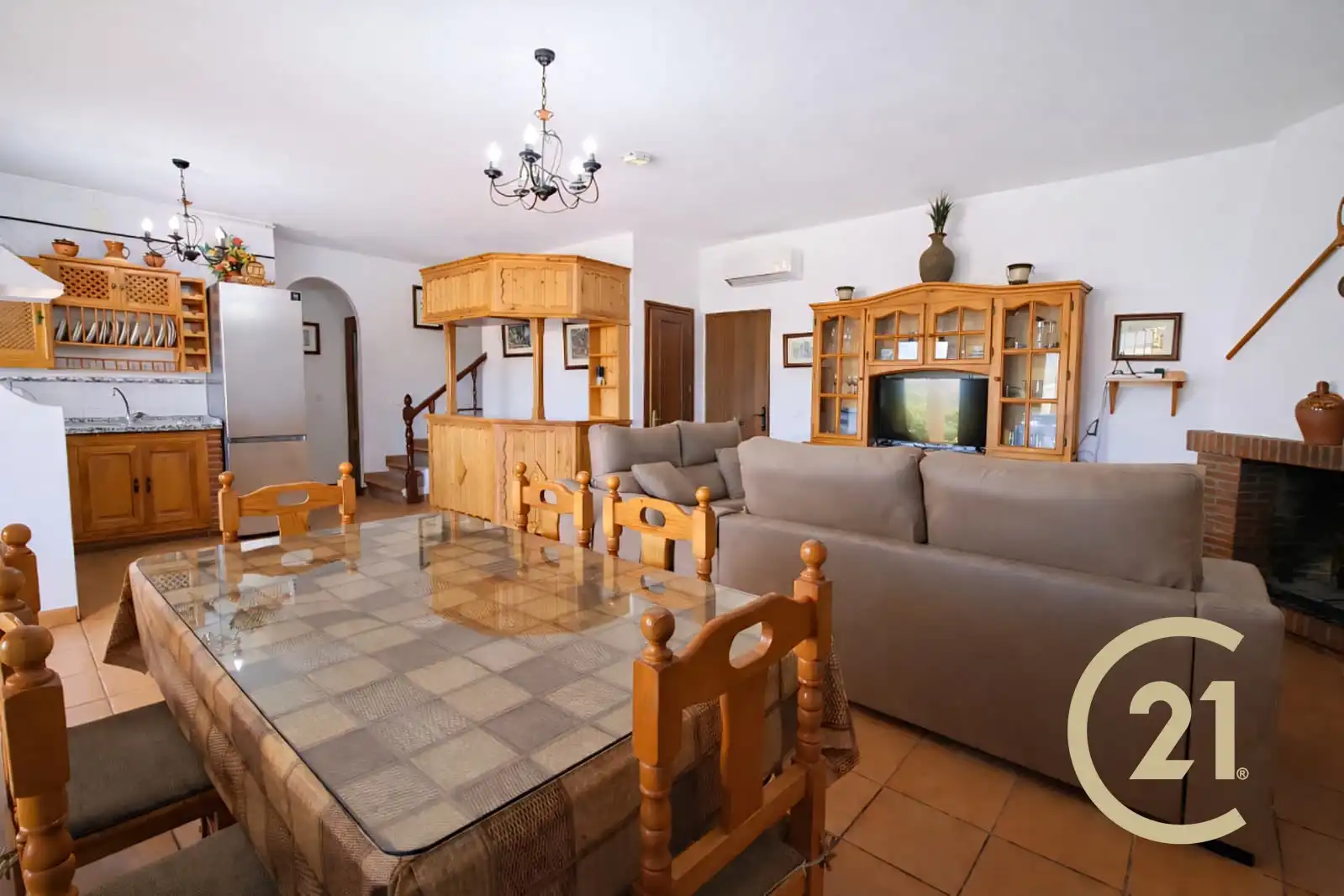 Living room of Houses for sale in Ronda  with Air Conditioner, Heating and Private garden