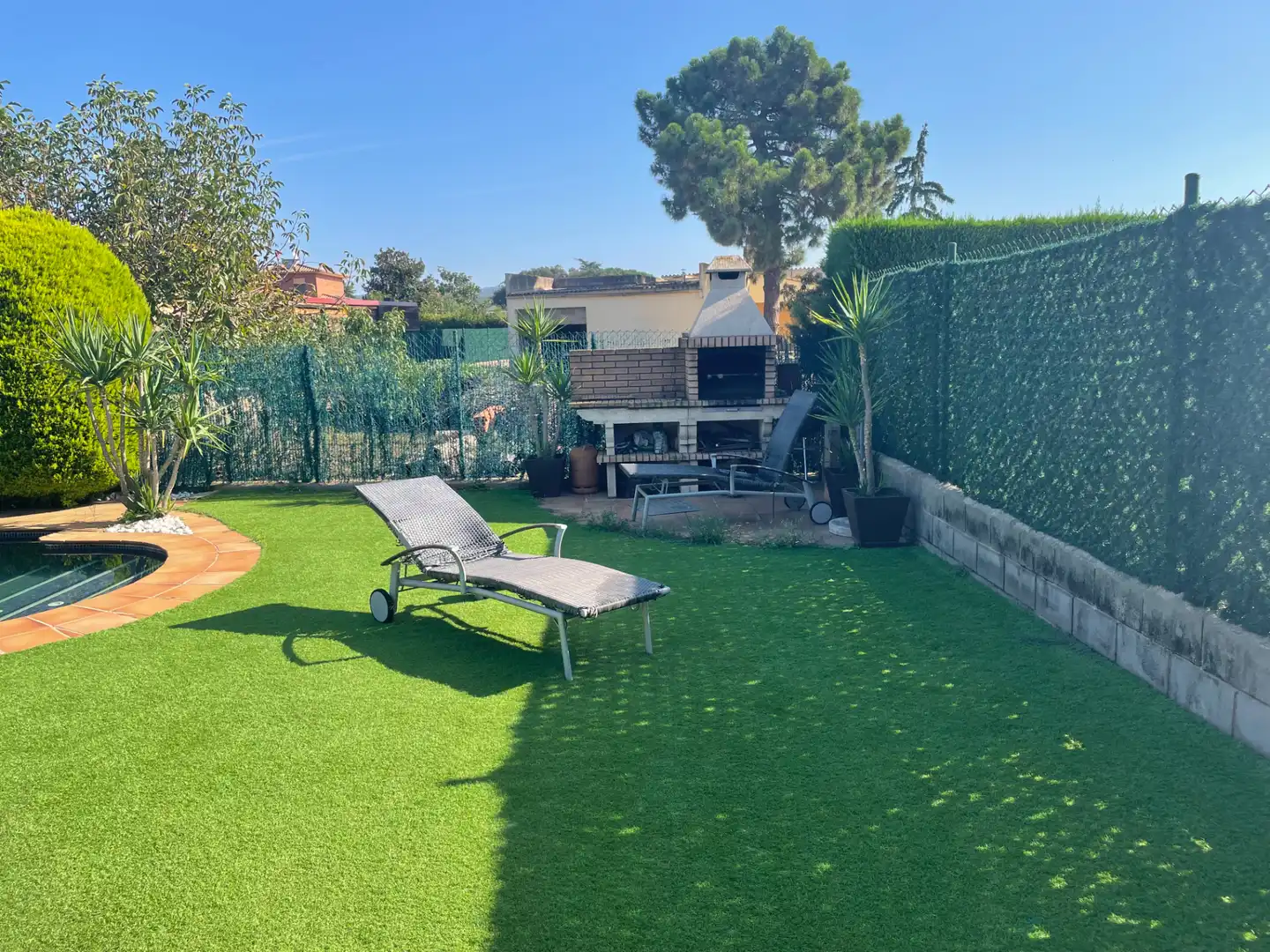Terraza de Casa o chalet en venta en Llambilles con Aire acondicionado, Calefacción y Jardín privado