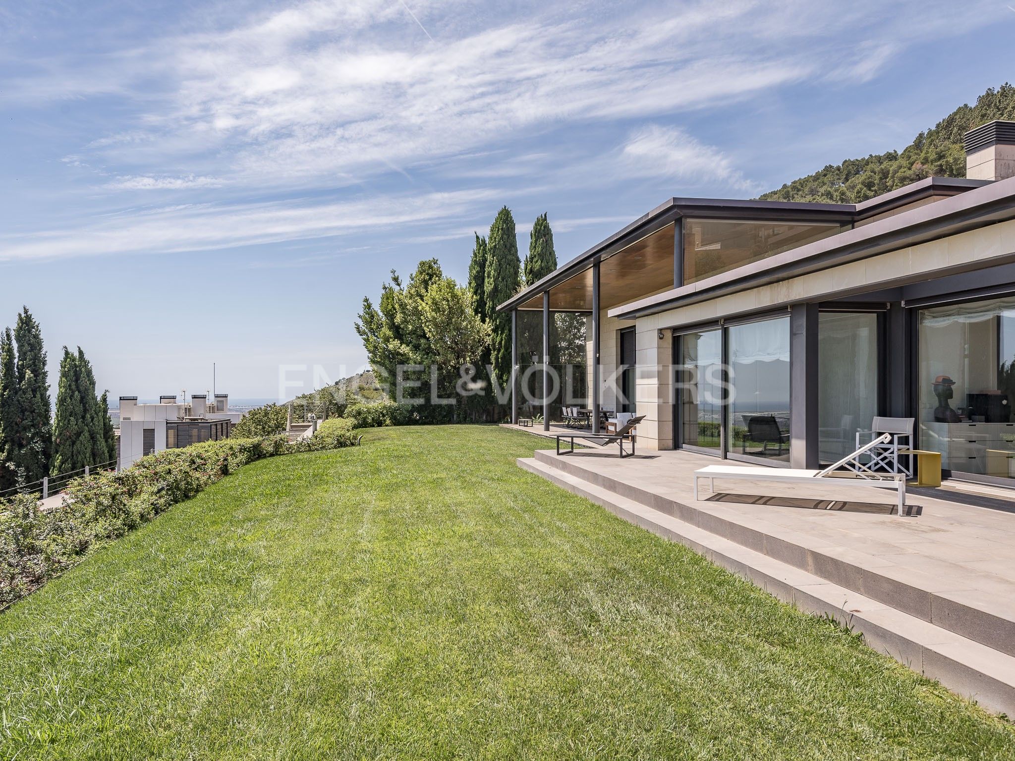 Vista exterior de Casa o xalet en venda en  Barcelona Capital amb Aire condicionat, Calefacció i Jardí privat