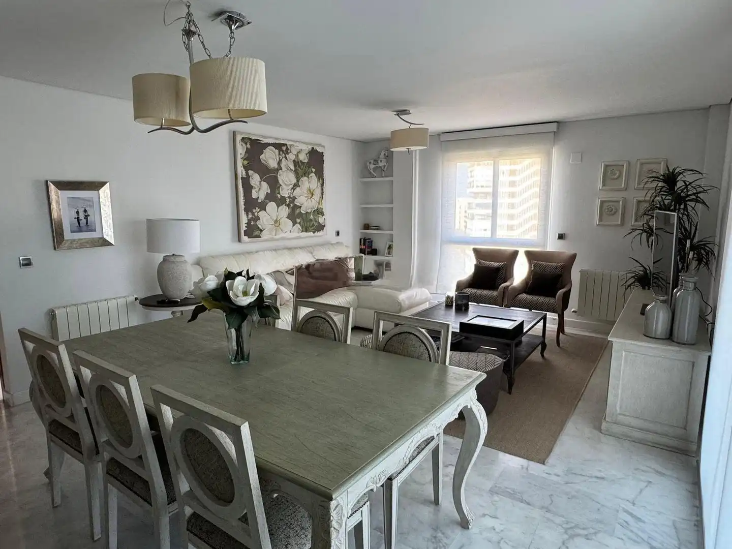 Esszimmer von Wohnung zur Miete in Alicante / Alacant mit Klimaanlage, Heizung und Terrasse