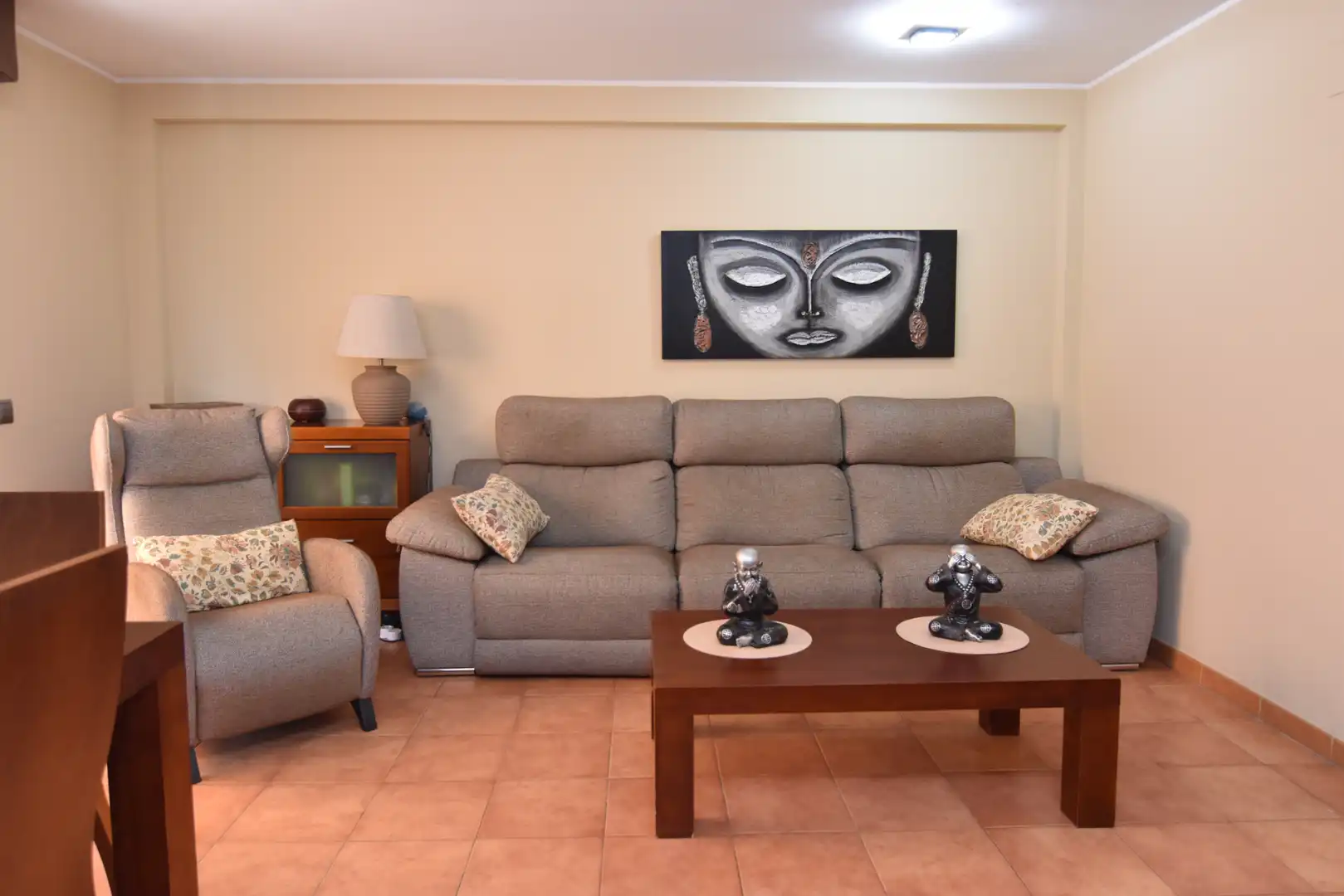 Sala de estar de Dúplex en venta en Pineda de Mar con Aire acondicionado, Calefacción y Parquet
