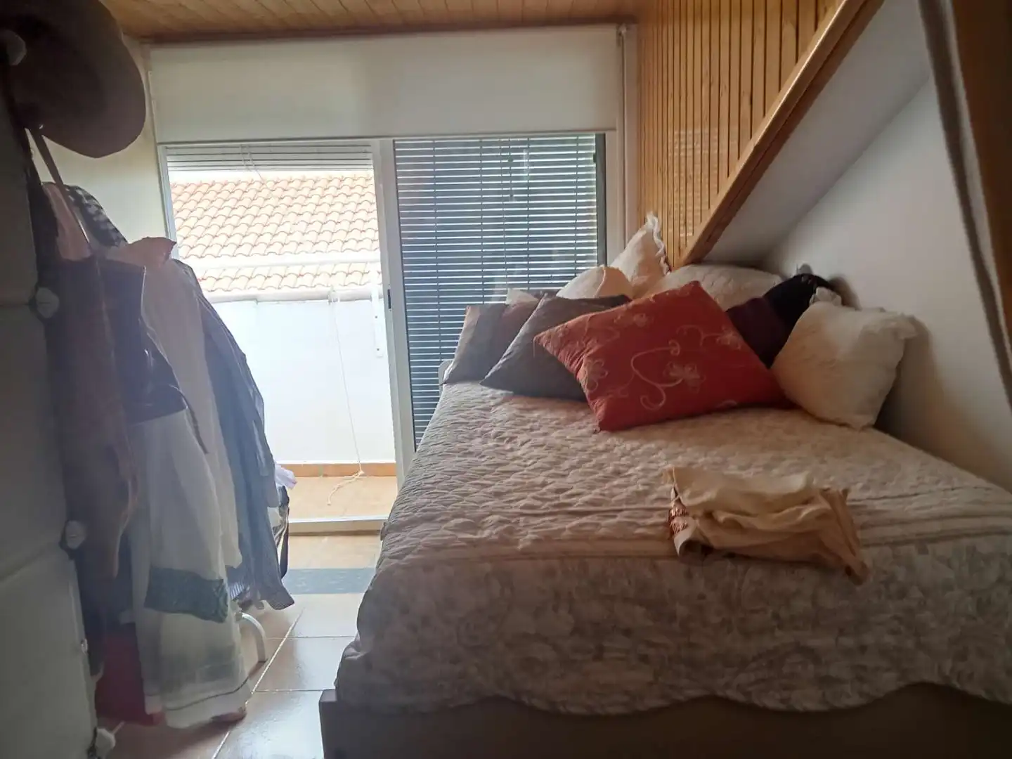 Schlafzimmer von Maisonette zum Verkauf in Oropesa del Mar / Orpesa mit Klimaanlage, Schwimmbad und Möbliert
