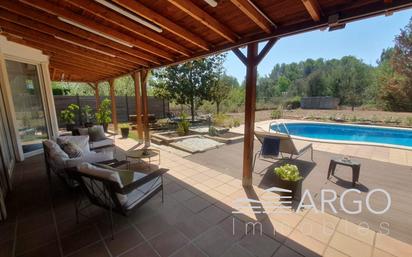 Terrace of House or chalet for sale in Sant Quirze del Vallès  with Air Conditioner, Terrace and Swimming Pool