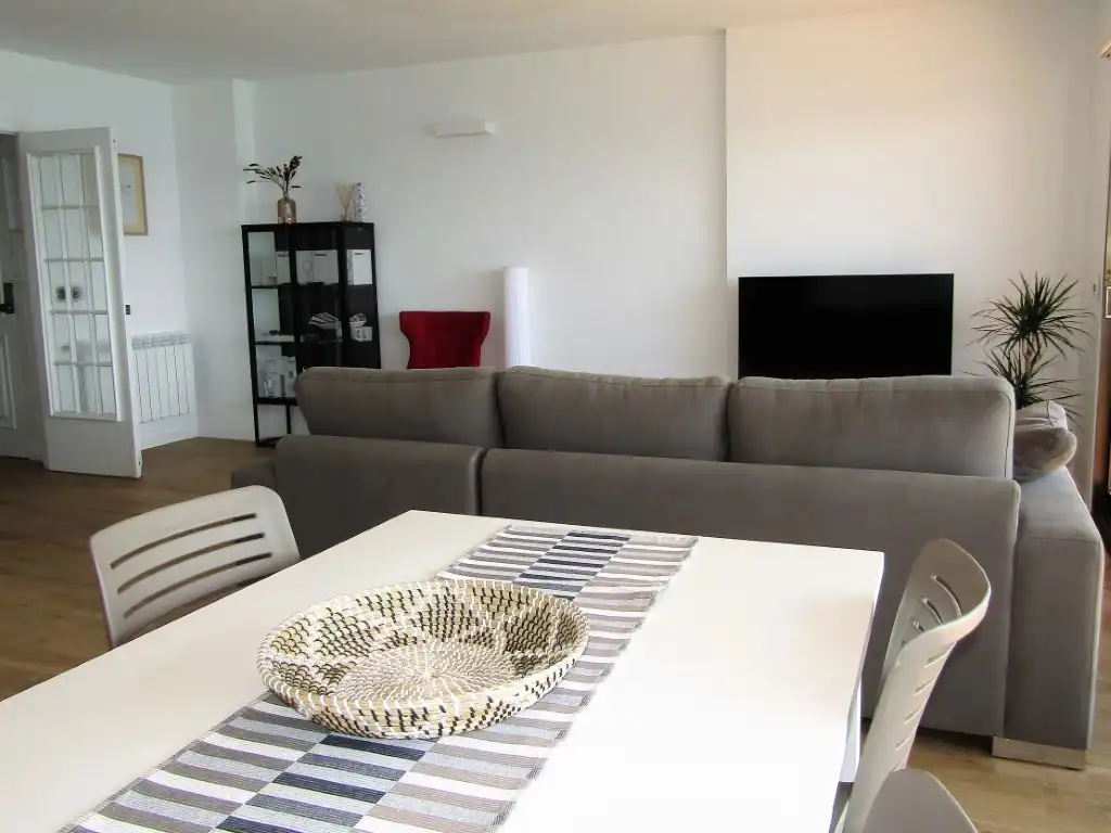 Sala d'estar de Apartament de lloguer en Calonge i Sant Antoni amb Moblat