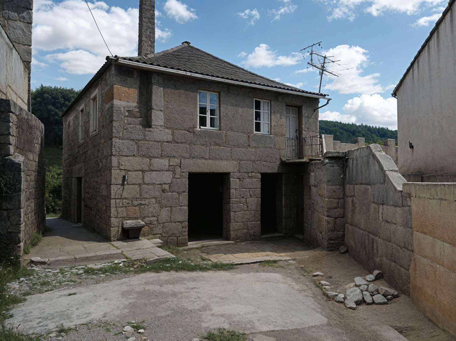 Vista exterior de Finca rústica en venda en Cotobade amb Terrassa i Traster