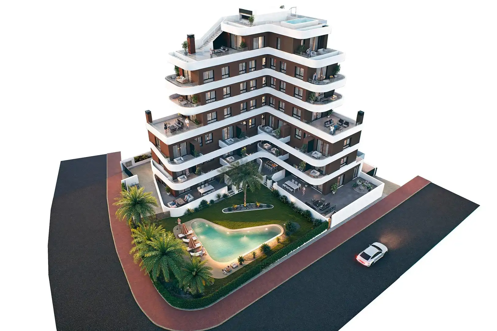 Penthouse mit Pool zum Verkauf in Puerto Deportivo, imagen 10