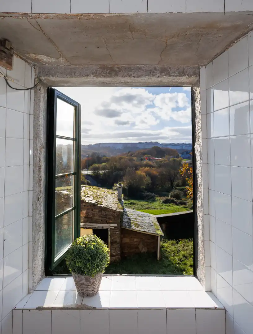 Vista exterior de Casa o chalet en venta en Lugo con Jardín privado, Terraza y Amueblado