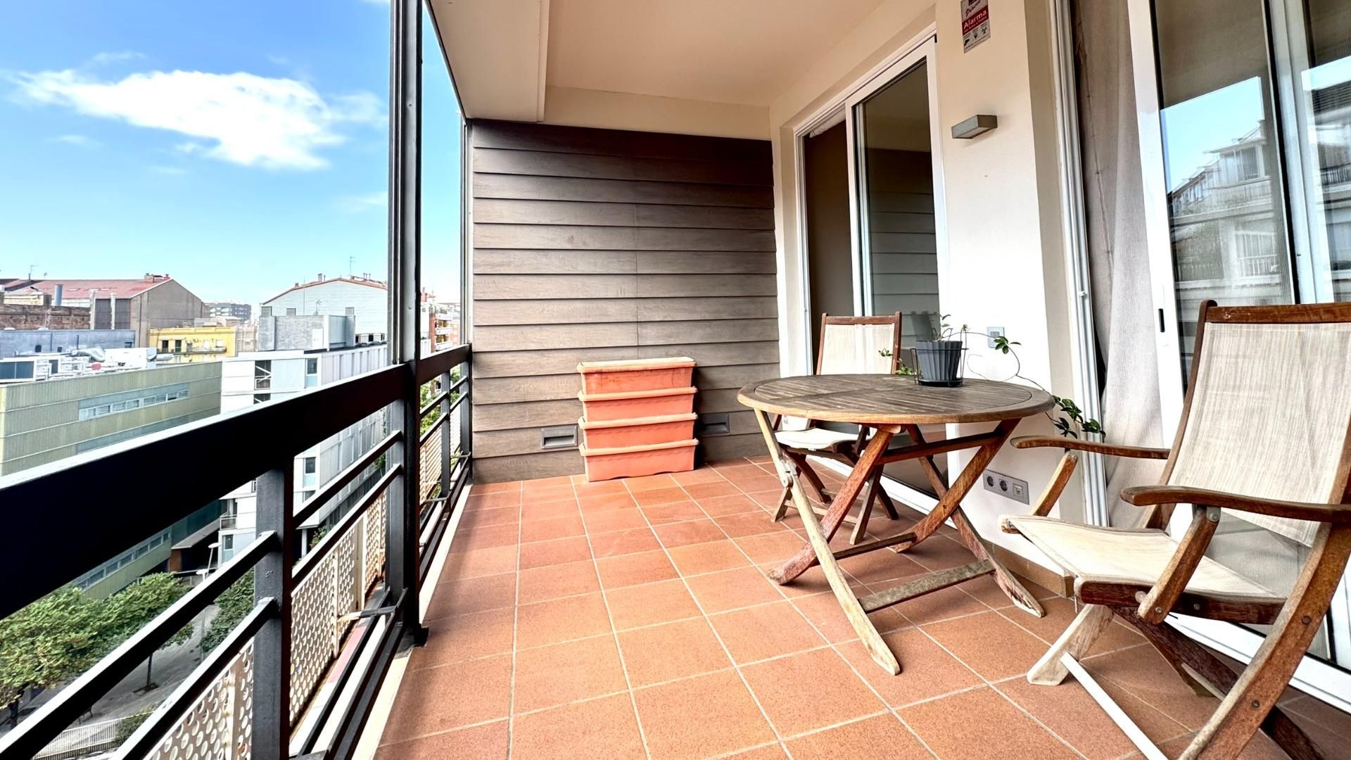 Terrace of Flat for sale in  Barcelona Capital  with Air Conditioner, Heating and Parquet flooring
