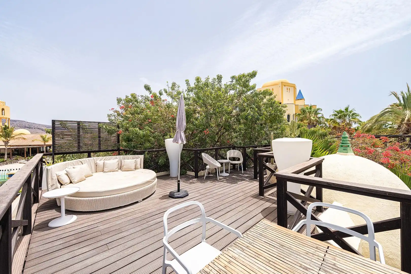 Terraza de Casa o chalet en venta en San Bartolomé de Tirajana con Jardín privado, Terraza y Piscina comunitaria