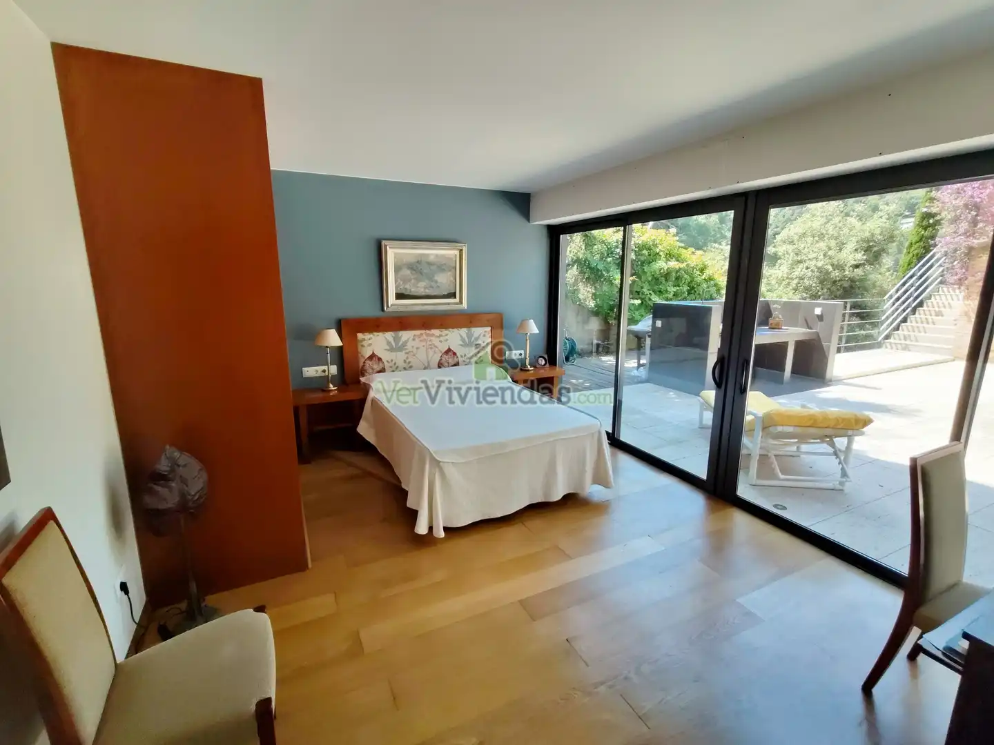 Jardí de Casa o xalet en venda en Sant Cugat del Vallès amb Aire condicionat, Calefacció i Jardí privat