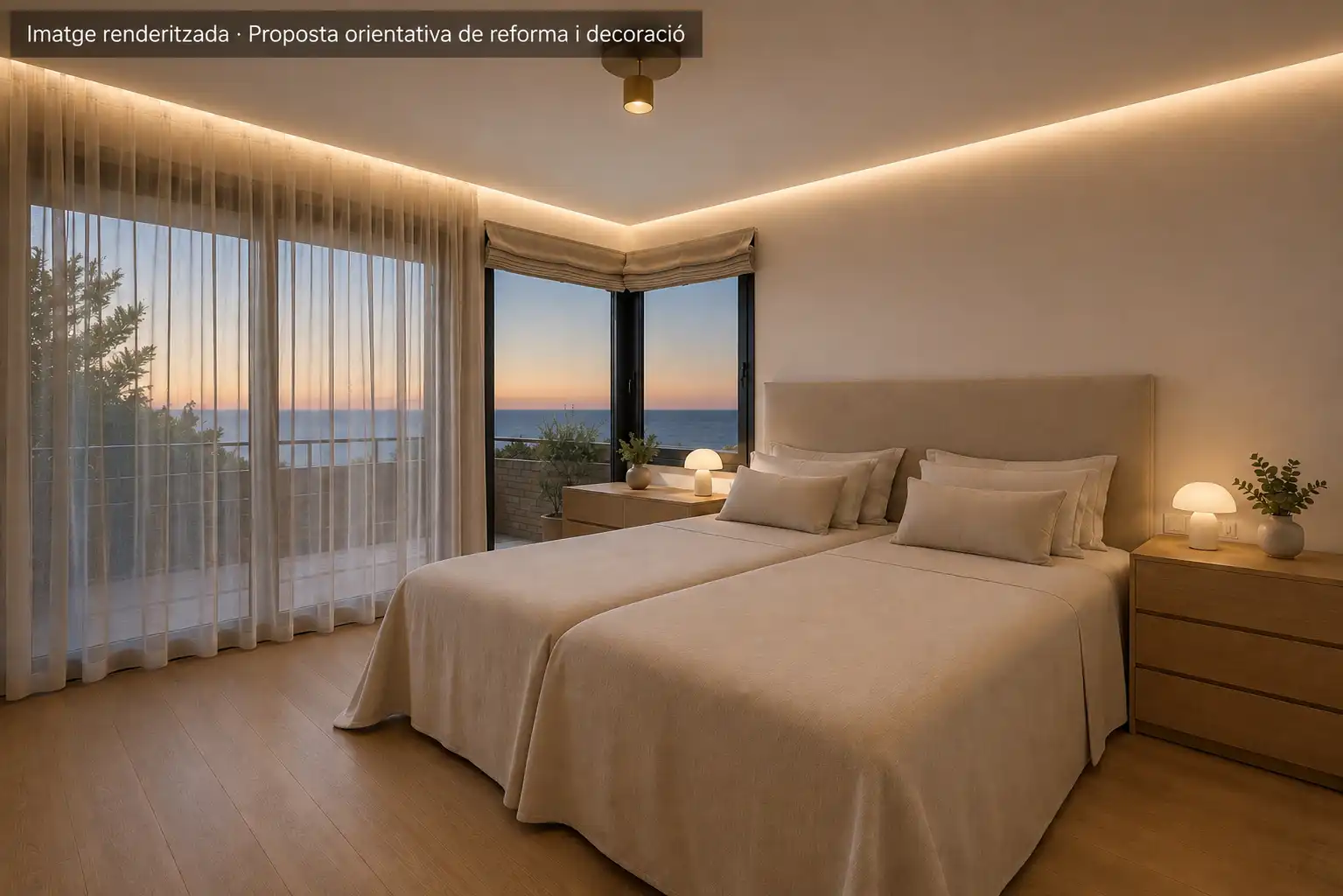 Bedroom of Houses for sale in Sitges  with Air Conditioner, Heating and Private garden