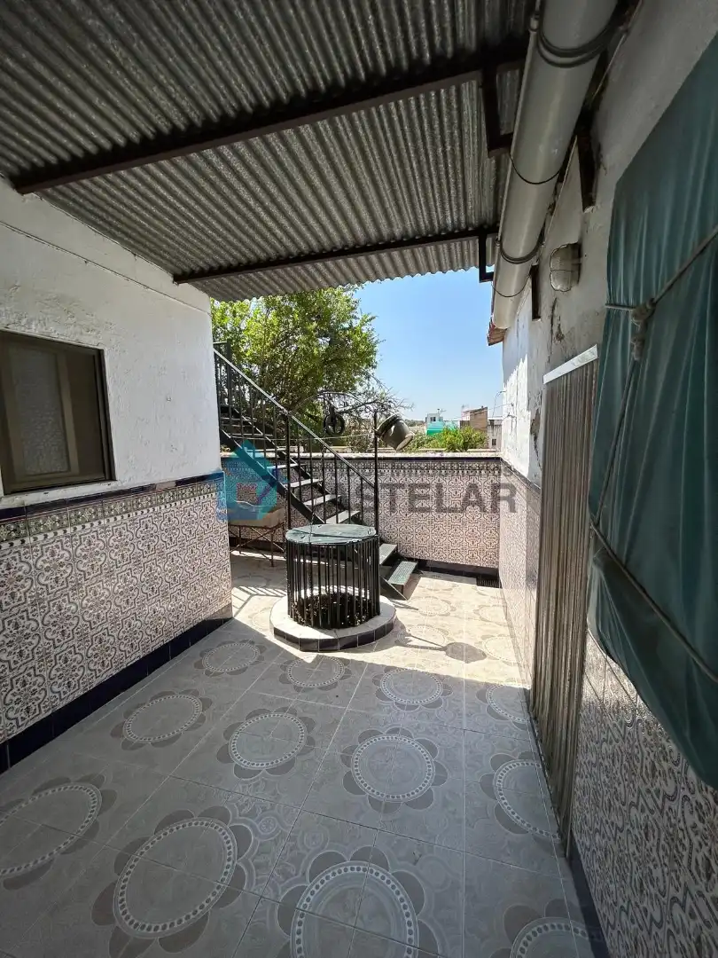 Terraza de Casa adosada en venta en Higuera de Vargas con Amueblado
