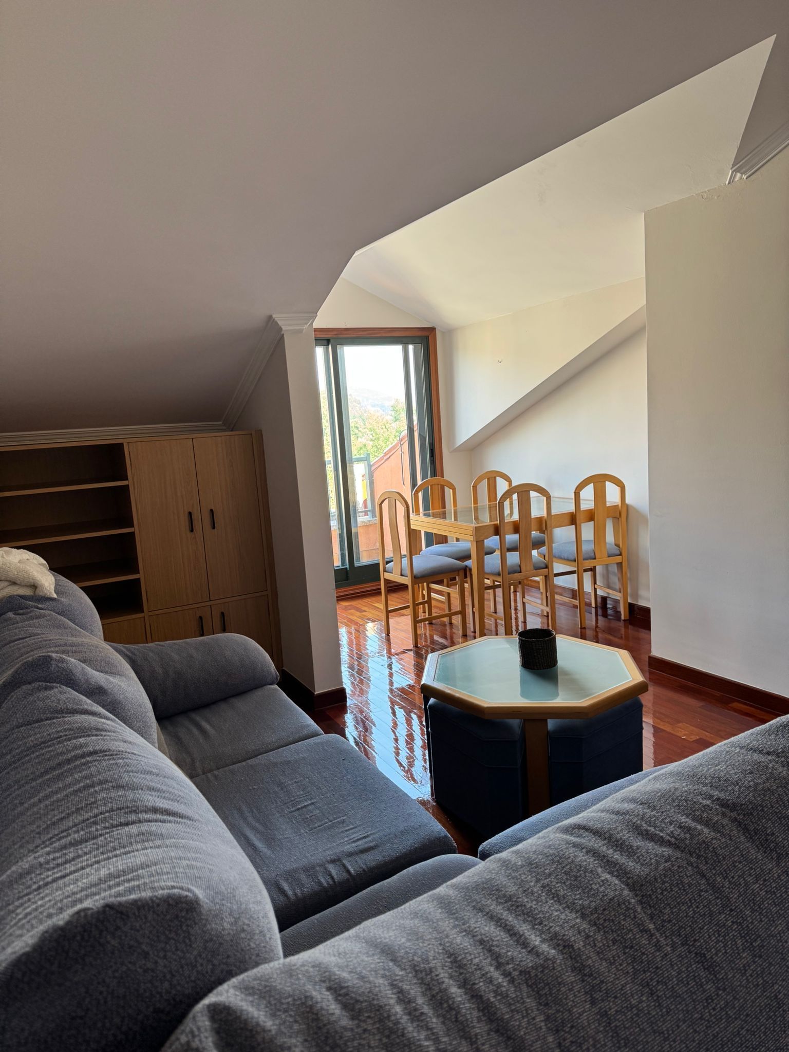 Sala d'estar de Àtic en venda en O Rosal   amb Aire condicionat, Calefacció i Terrassa