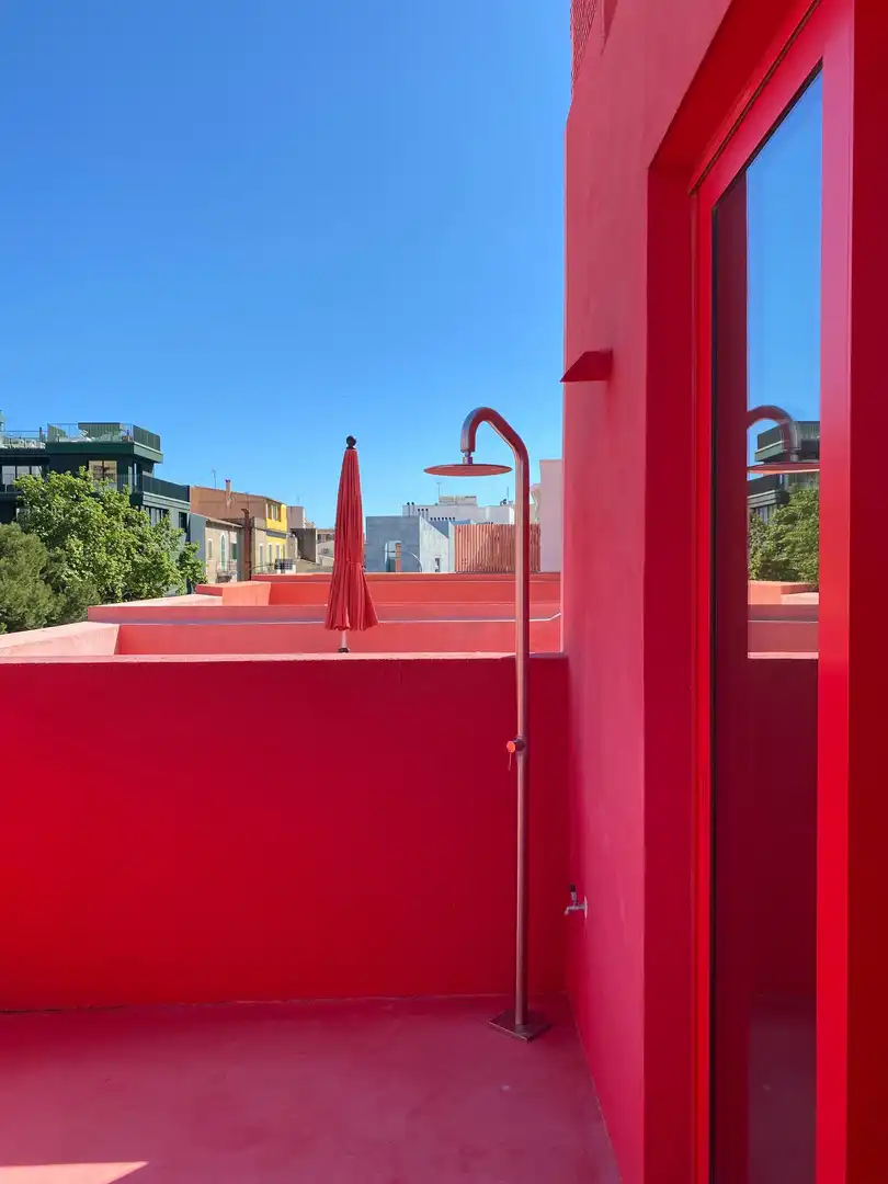 Außenansicht von Maisonette zur Miete in  Palma de Mallorca mit Terrasse und Balkon