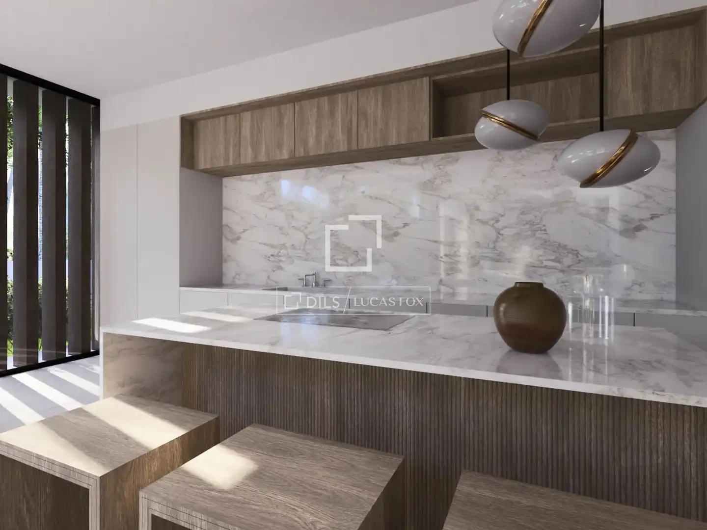 Cocina de Casa o chalet en venta en Majadahonda con Aire acondicionado, Jardín privado y Piscina